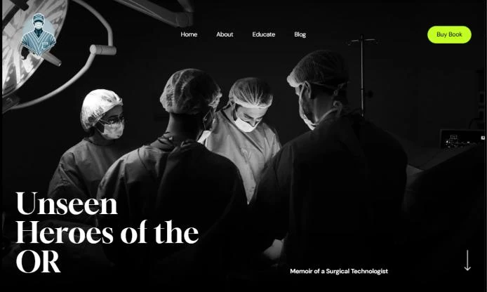 Unseen Heroes of the OR: old WordPress site